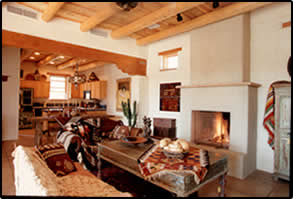 Tuscon adobe home interior