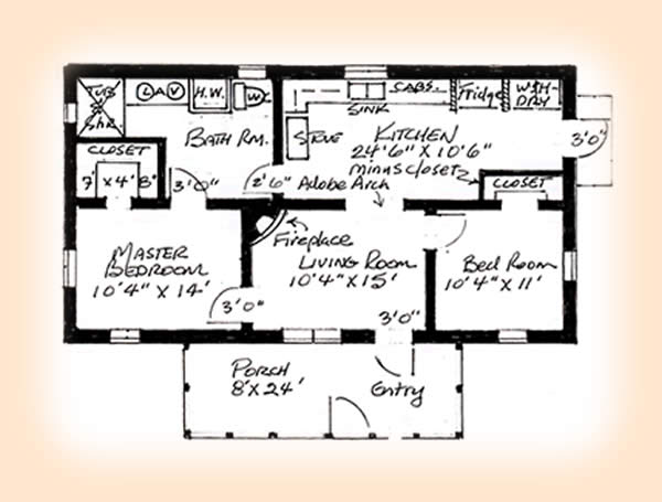 2 Bedroom House Plans