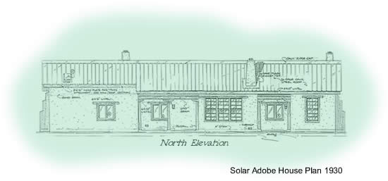 Two bedroom solaradobe house plan