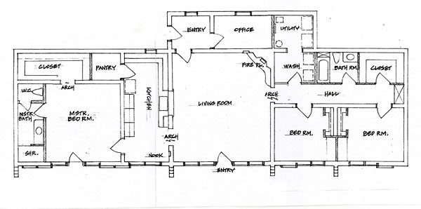 Solar Adobe House Plan 2268